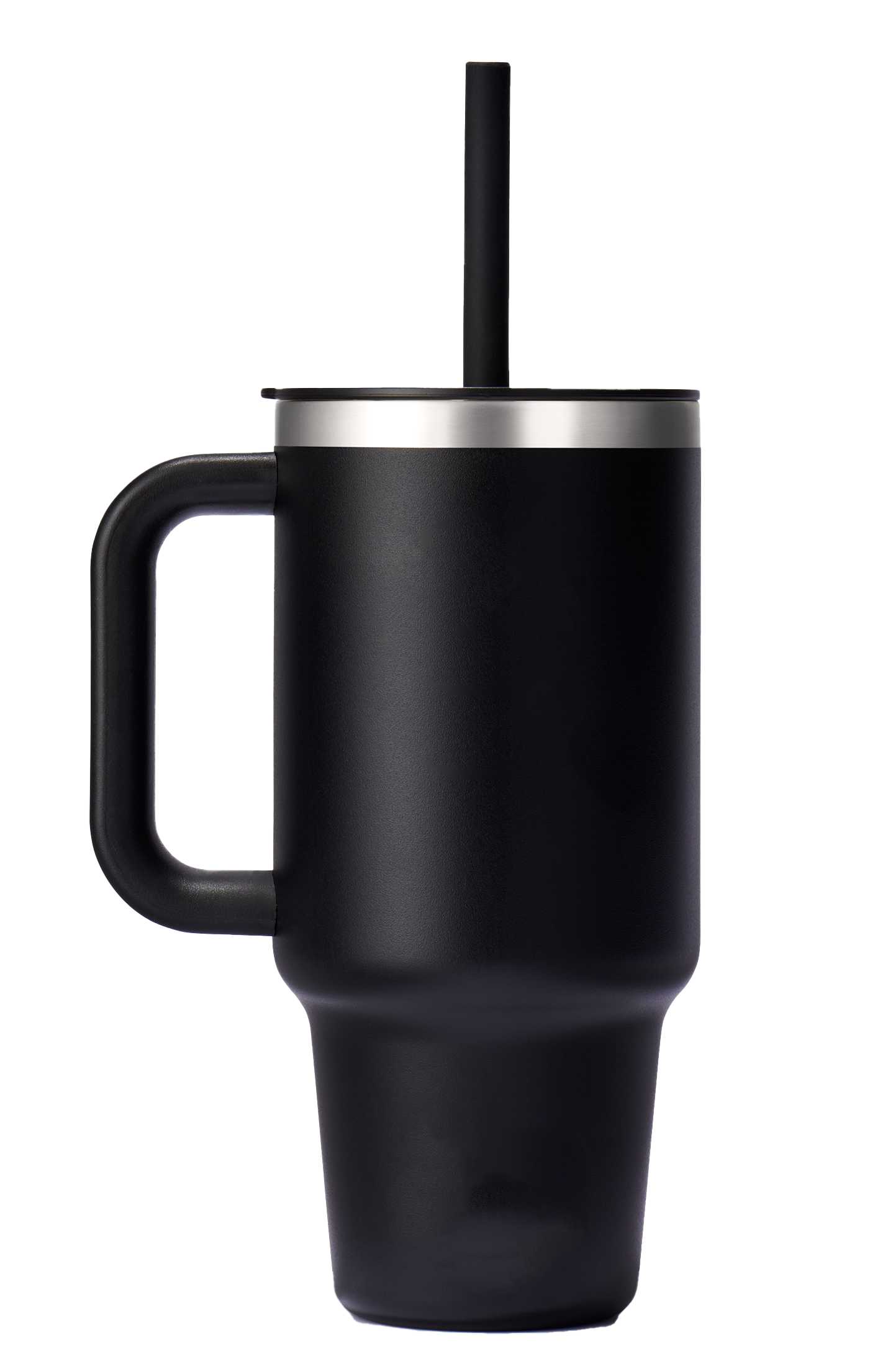 Recycled Stainless Steel Double-Wall Tumbler with Straw – 40 oz. - Image 2