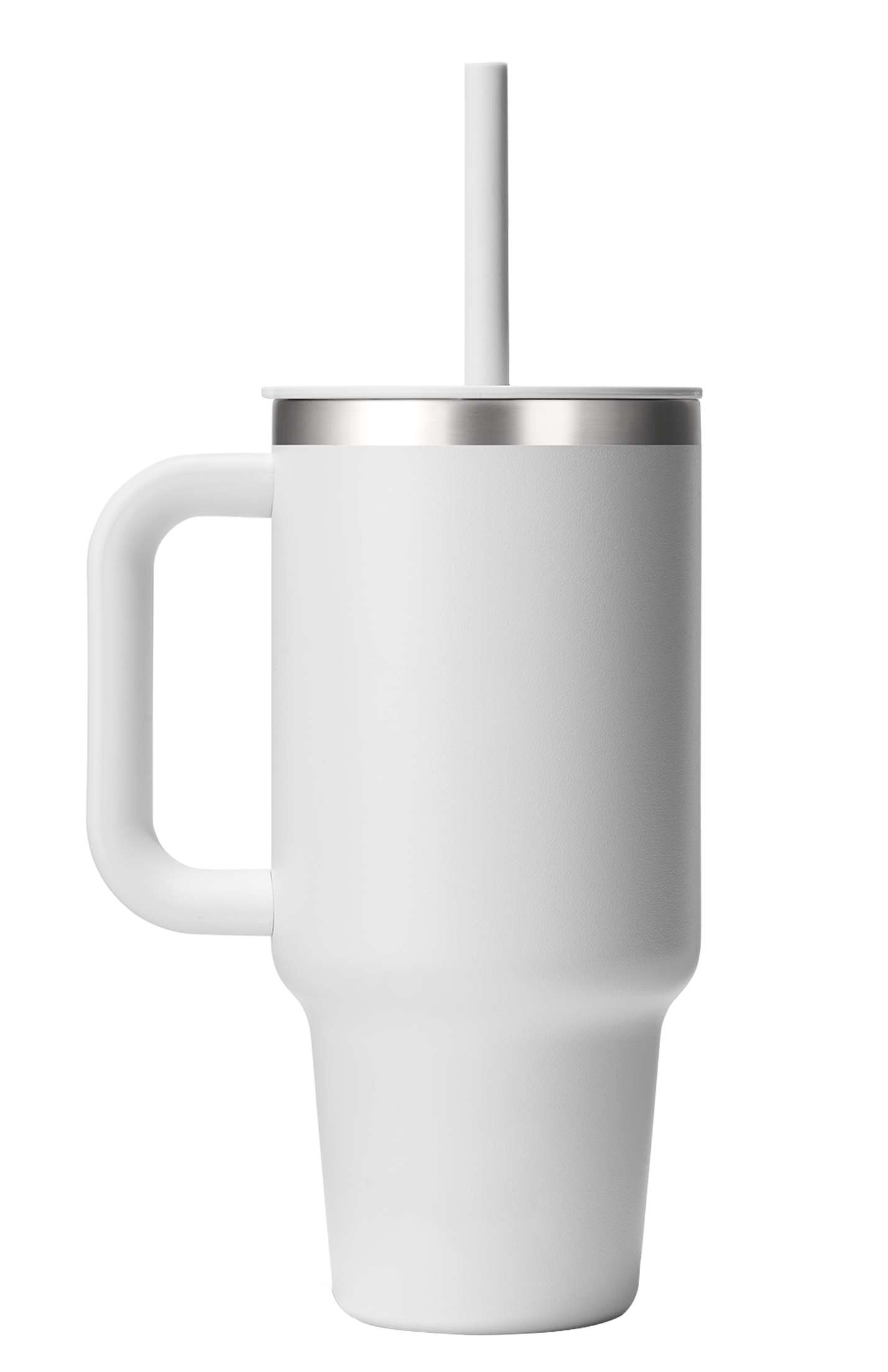Recycled Stainless Steel Double-Wall Tumbler with Straw – 40 oz.