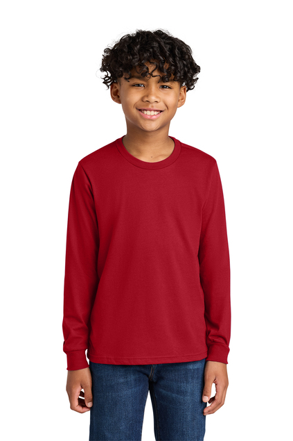 Next Level Apparel® Youth Cotton Long Sleeve Tee