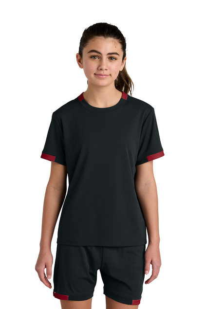 Sport-Tek® Youth Club Short Sleeve Crew