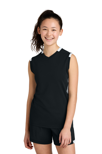Sport-Tek® Youth Club Sleeveless V-Neck