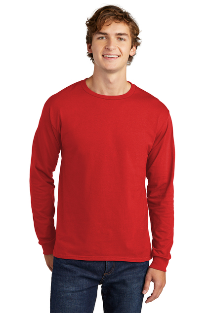 Hanes® Essential-T 100% Cotton Long Sleeve T-Shirt