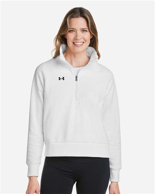 Under Armour Women's Rival Fleece Quarter-Zip Pullover